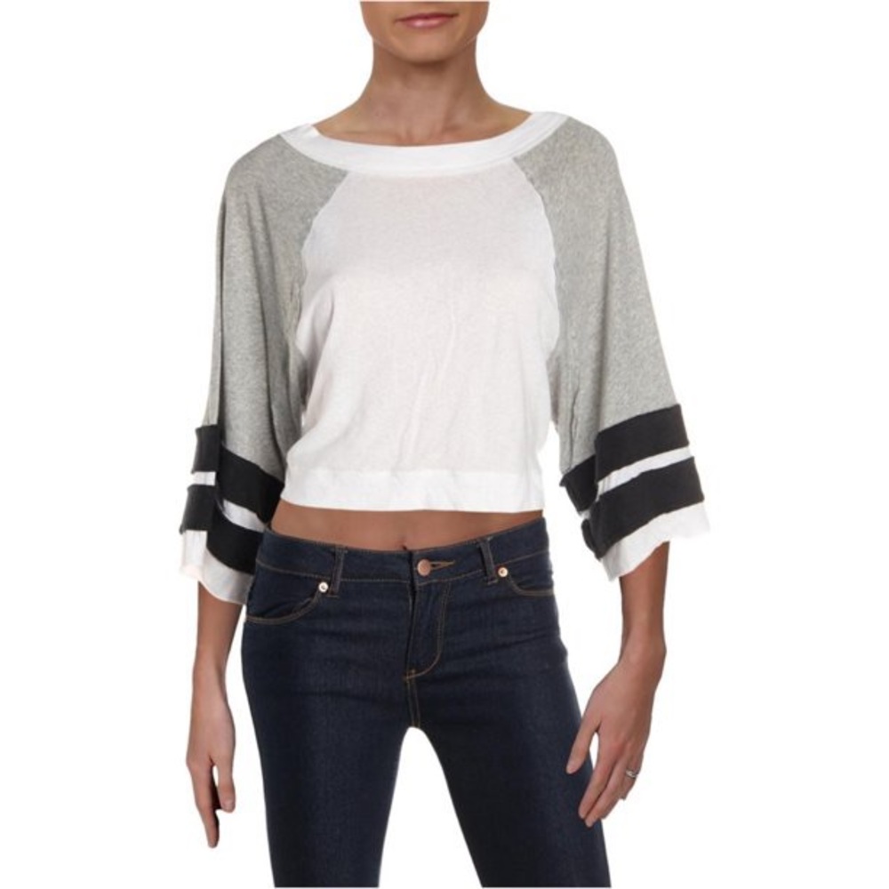 Free People backless shirt